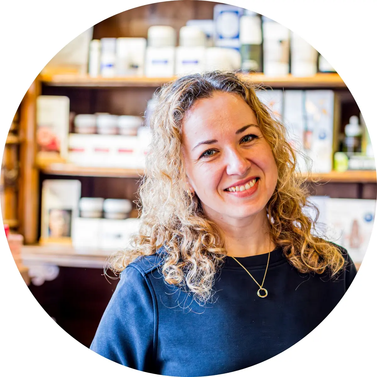 Valeria Enchevski, Apothekerin der Mohren-Apotheke am Rathaus in Fürth